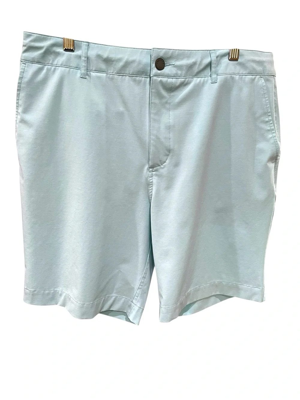 Faherty Men’s All Day Belt Loop Stretch Performance Shorts SZ 34 Seafoam